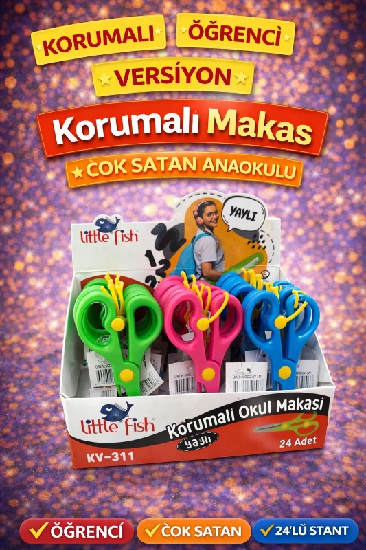 KORUMALI ÇOCUK MAKAS  / (24LÜ STANT)